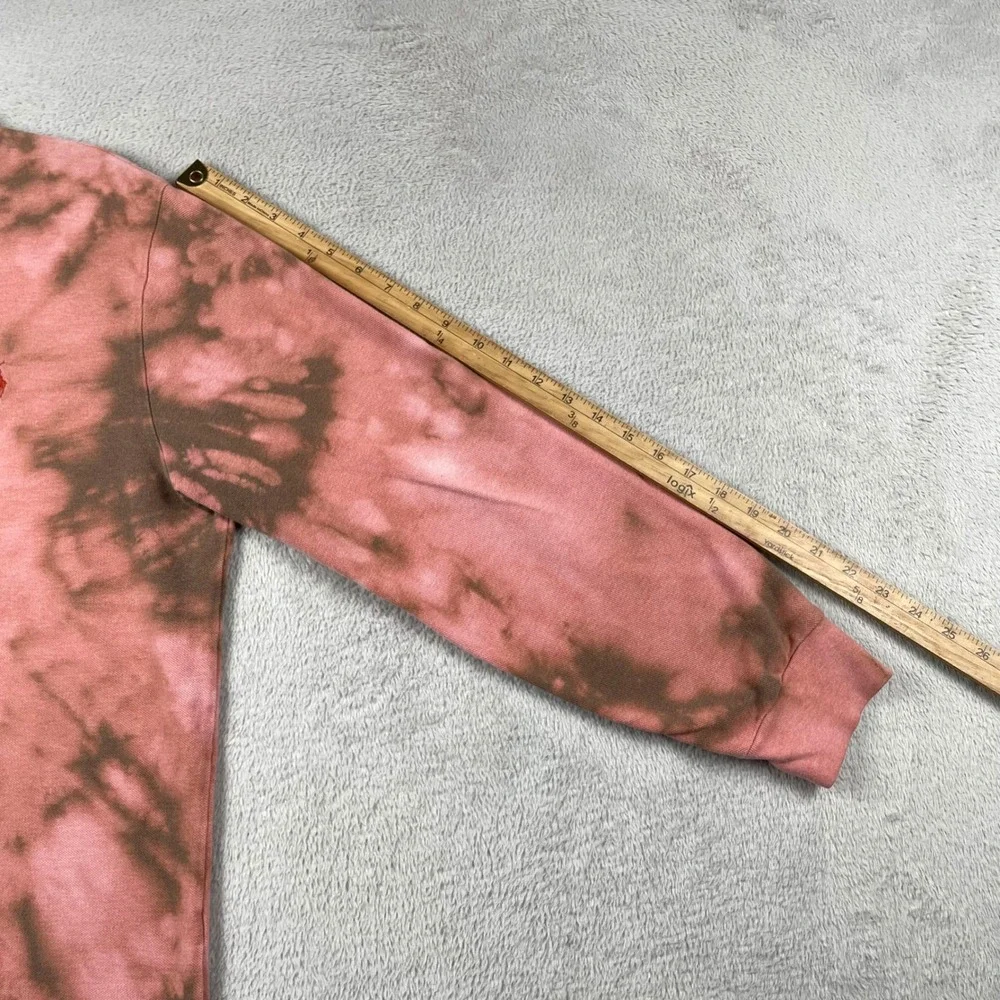 Polo Ralph Lauren Shirt Mens Large Pink Brown Tie Dye Long Sleeve  USA Made
